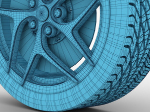 wheel rim 3Dモデル