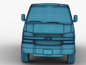 chevrolet express vans Modello 3D