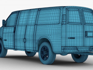 chevrolet express vans Modello 3D