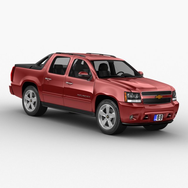 Chevrolet avalanche 3D 模型 .c4d .max .obj .3ds .fbx .stl .blend 