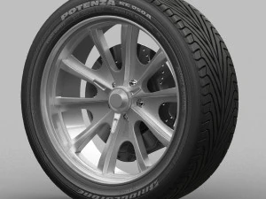 ободне колесо 3D Модель