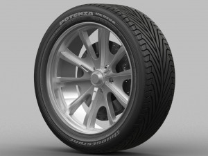 rim wheel 3D 模型