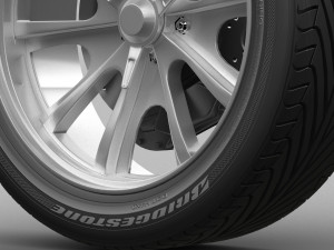 rim wheel 3D 模型
