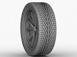 rim wheel 3D 模型
