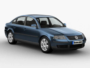 volkswagen passat 19 tdi Model 3D