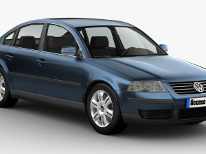 volkswagen passat 19 tdi Modelo 3D