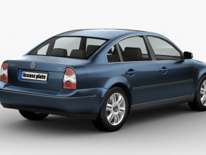 volkswagen passat 19 tdi Modelo 3D