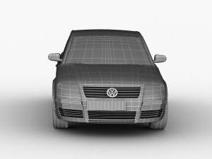 volkswagen passat 19 tdi Modelo 3D