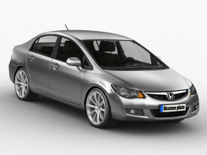 honda c&iacute;vico Modelo 3D