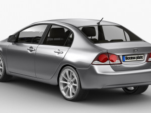 honda civic Modèle 3D