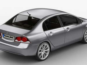 honda civic Modèle 3D