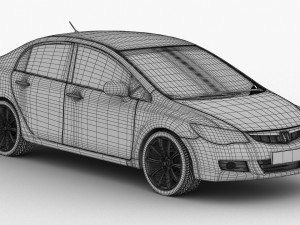 honda civic Modèle 3D