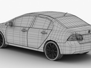 honda civic Modèle 3D