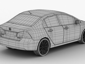 honda civic Modèle 3D