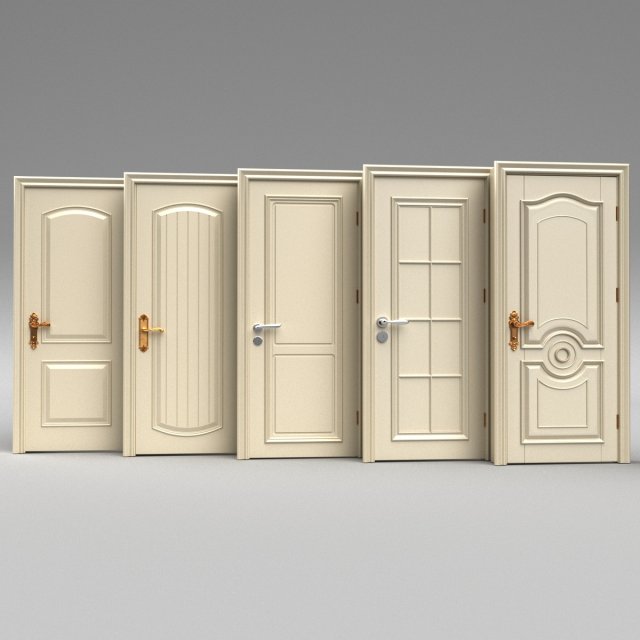 doors 3D Модель .c4d .max .obj .3ds .fbx .stl .blend 