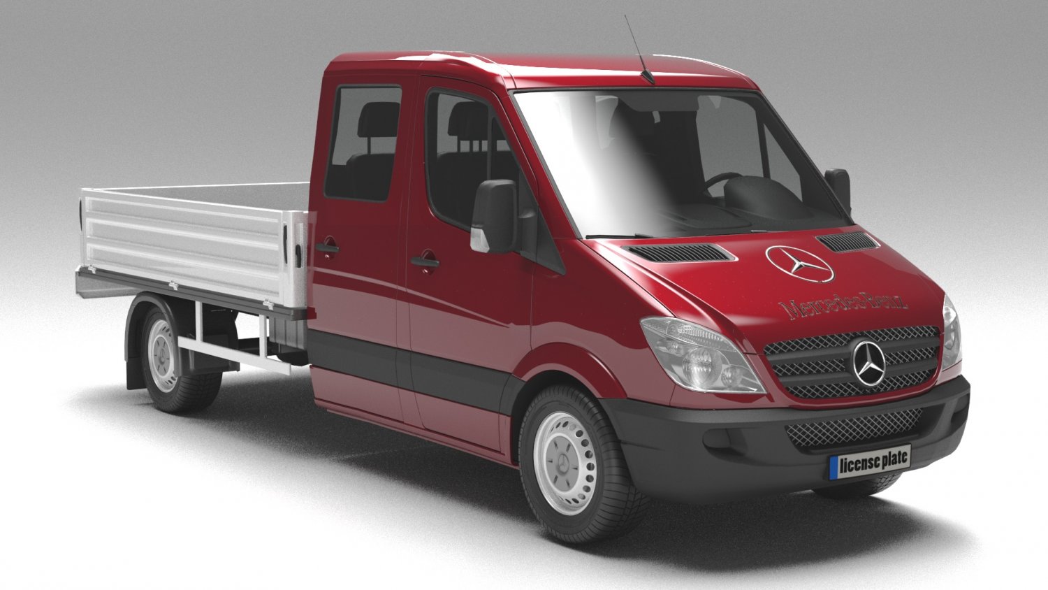 Mercedes Benz Sprinter Double Cab Pickup 3D in 3DExport