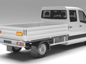 Mercedes Benz Sprinter Double Cab Pickup 3D Модель