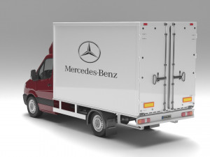 MERCEDES-BENZ SPRNTER 316 CDI BAKGAVELLYFT 3D मॉडल