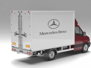 MERCEDES-BENZ SPRNTER 316 CDI BAKGAVELLYFT 3D Model