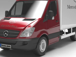 MERCEDES-BENZ SPRNTER 316 CDI BAKGAVELLYFT 3D Model
