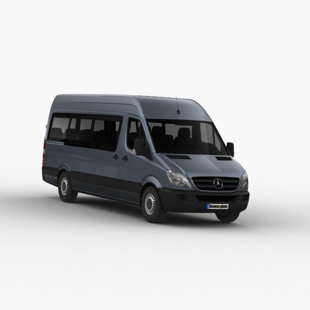 MERCEDES SPRNTER 316 CD COMFORT PLUS 3D Model .c4d .max .obj .3ds .fbx .stl .blend 