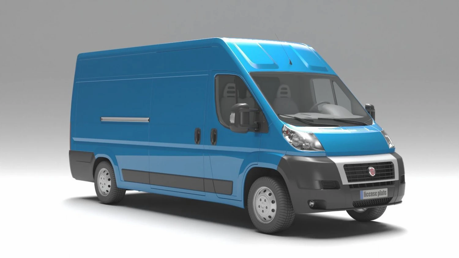 Fiat Ducato Van 3D Model .c4d .max .obj .3ds .fbx .stl .blend 