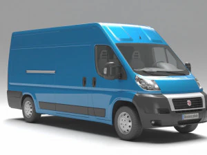 Fiat Ducato Furg&atilde;o Modelo 3D