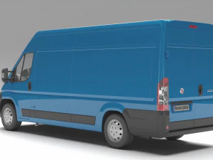 Fiat Ducato Van 3D Model