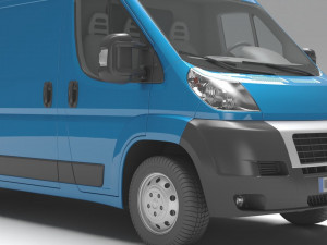 Fiat Ducato Van 3D 모델
