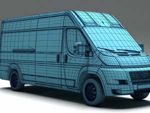 Fiat Ducato Van 3D Model