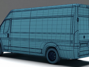 Fiat Ducato Van 3D 모델