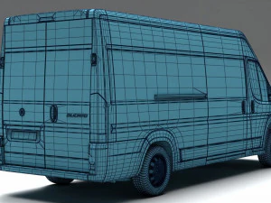 Fiat Ducato Van 3D Model