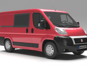 피아트 두카토 밴 3D 모델