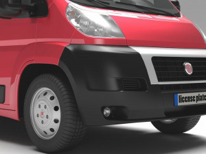 Fiat Ducato Van 3D Модель