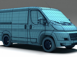 Fiat Ducato Van 3D Модель