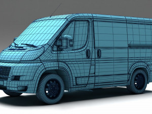 Fiat Ducato Van 3D Модель
