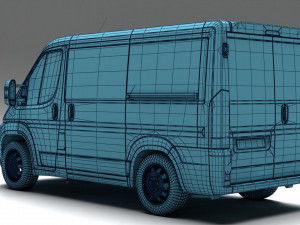 Fiat Ducato Van 3D Модель