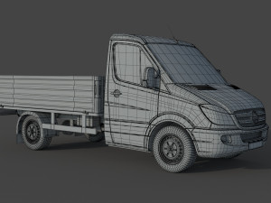 Mercedes Benz Sprinter Crafter van Modello 3D