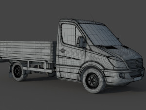 Mercedes Benz Sprinter Crafter van Modello 3D