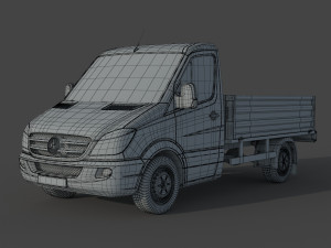 Mercedes Benz Sprinter Crafter van Modello 3D