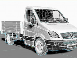 Mercedes Benz Sprinter Crafter van Modello 3D