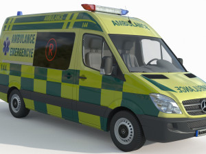 Mercedes Benz Sprinter Ambulance 3D-Modell