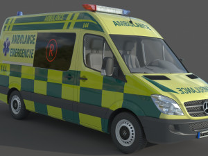 Mercedes Benz Sprinter Ambulance 3D-Modell