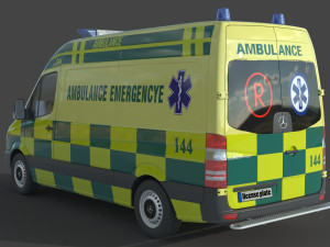 Mercedes Benz Sprinter Ambulance 3D-Modell