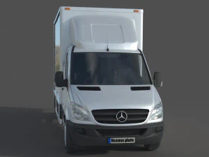 Mercedes Benz Sprinter 316 CDI Bakgavellyft 3D Model