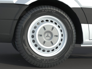 Mercedes Benz Sprinter 316 CDI Bakgavellyft 3Dモデル