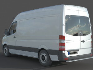 Mercedes Benz Sprinter 3Dモデル