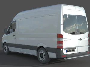 Mercedes Benz Sprinter 3D Model