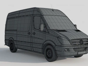 Mercedes Benz Sprinter 3D Model