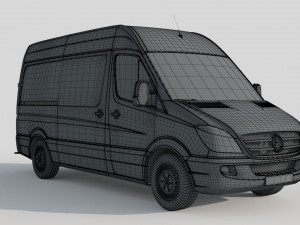 Mercedes Benz Sprinter 3Dモデル